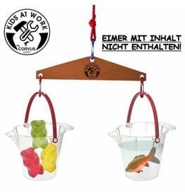 Kids at work Wooden scale