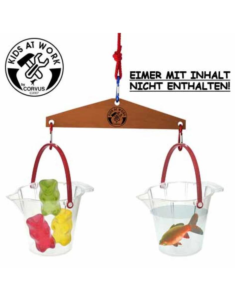 Kids at work Wooden scale