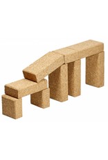 Korxx Cuboid Starter - 19 kurk blokken naturel in opbergzak