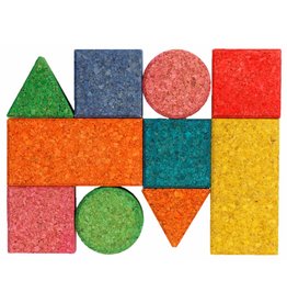 KORXX Baby Color kurken bouwblokken – 10 gekleurd