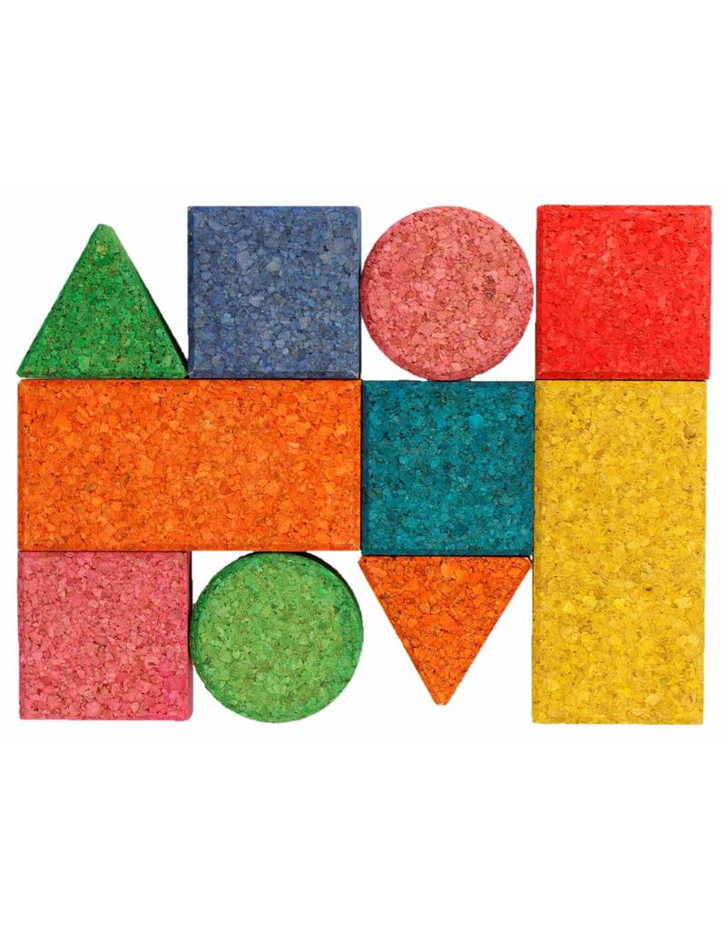 KORXX Baby Color kurken bouwblokken – 10 gekleurd