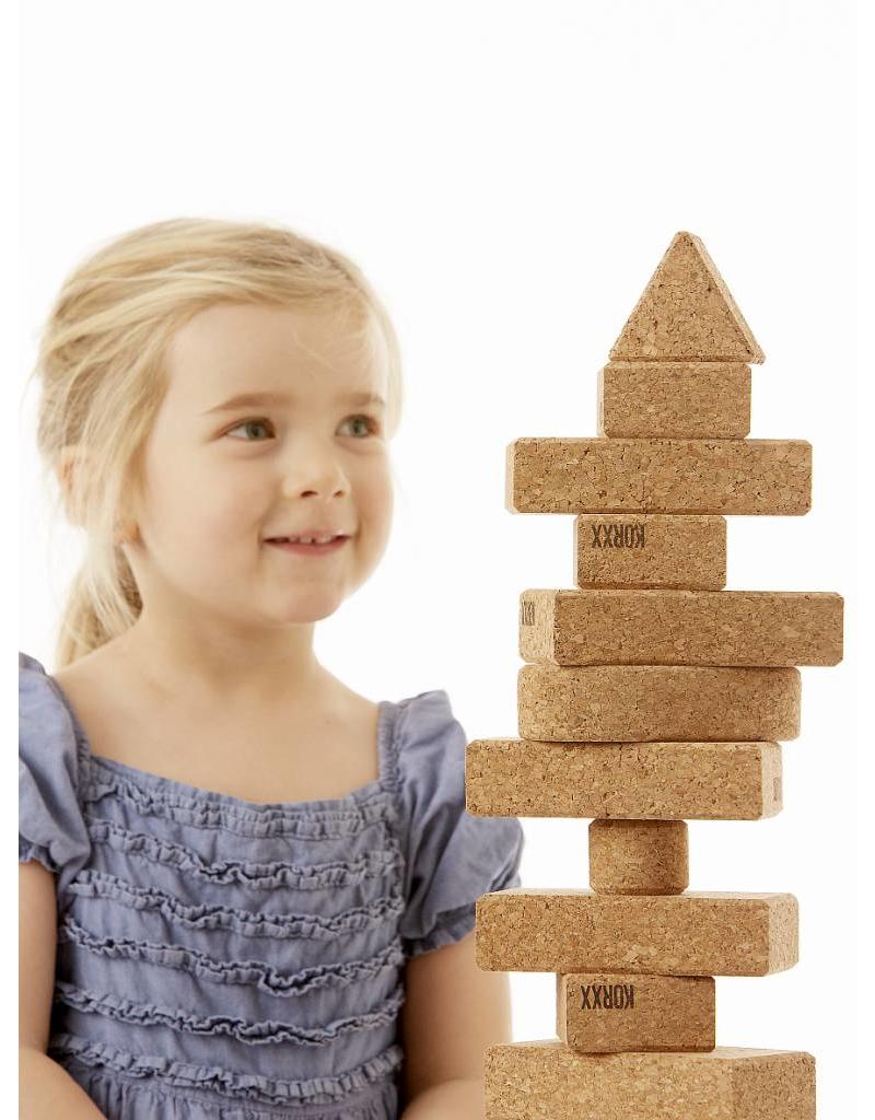 KORXX Form M cork building blocks – 60 with box