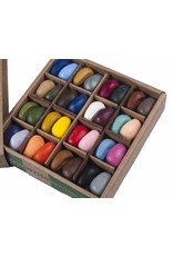 Crayon Rocks Just Rocks in a Box met 32 kleuren en 64 krijtjes in kraft opbergdoos