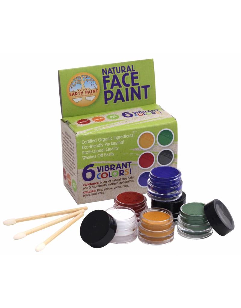 Natural Earth Paint Natural Face Paint Kit - Natuurlijke schmink in 6 kleuren