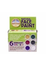 Natural Earth Paint Natural Face Paint Kit - Natuurlijke schmink in 6 kleuren