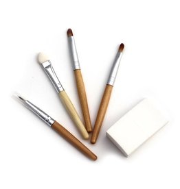 Natural Earth Paint Ecological bamboo make-up brushes