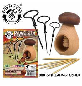 Kids at work Chestnut craft set