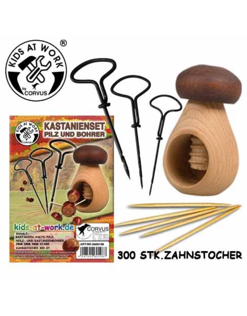 Kids at Work Chestnut craft set
