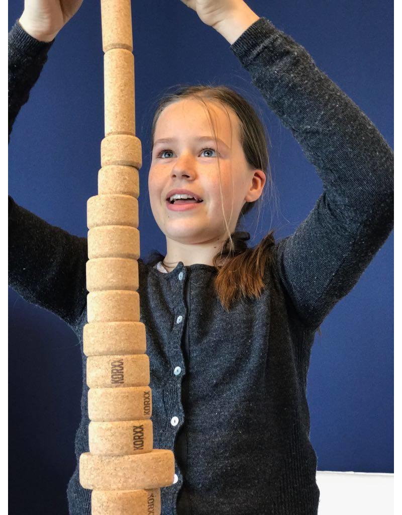 Korxx Kuller Starter - 20 ovale bouwstenen in opbergzak