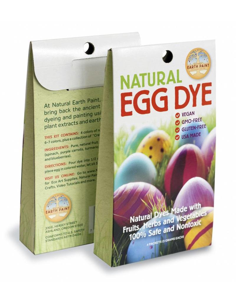 Natural Earth Paint Natural Egg Dye — 4 plant-based colour powders