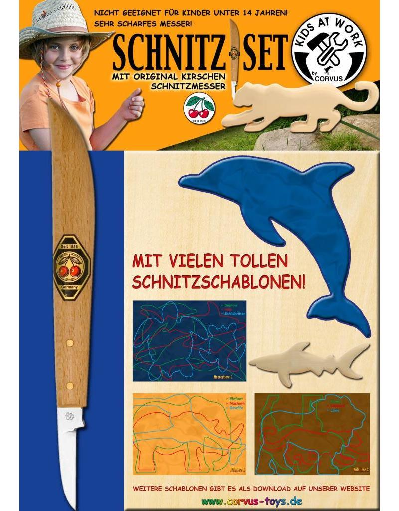 Kids at Work Wood carving set