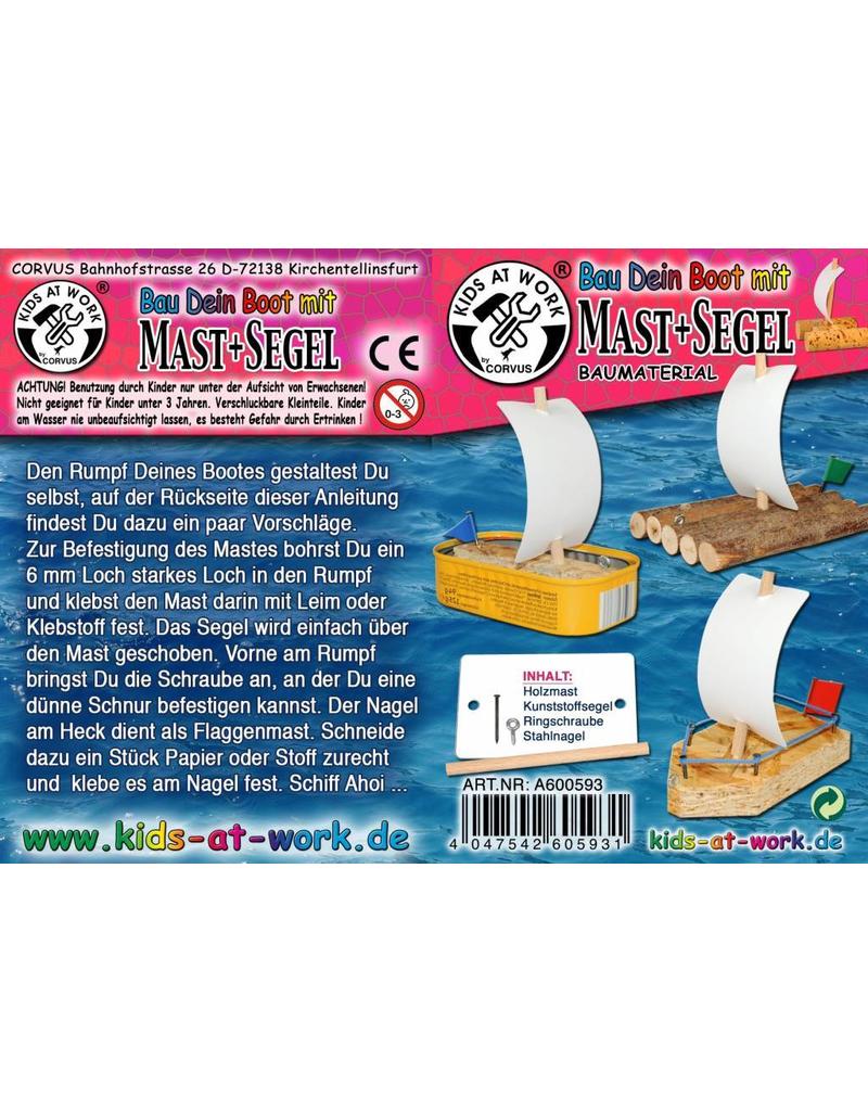 Kids at Work Mast and sail