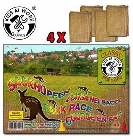 Kids at work Four jute sacks for sack racing