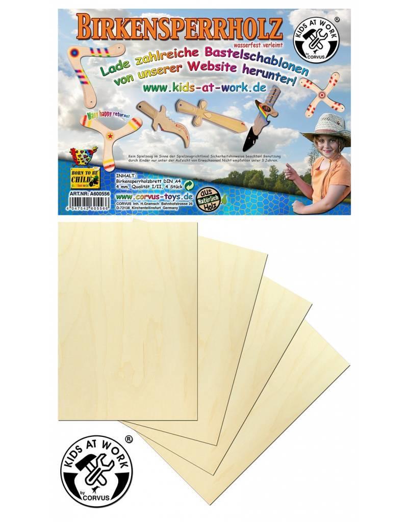Kids at Work 4 birch plywood sheets