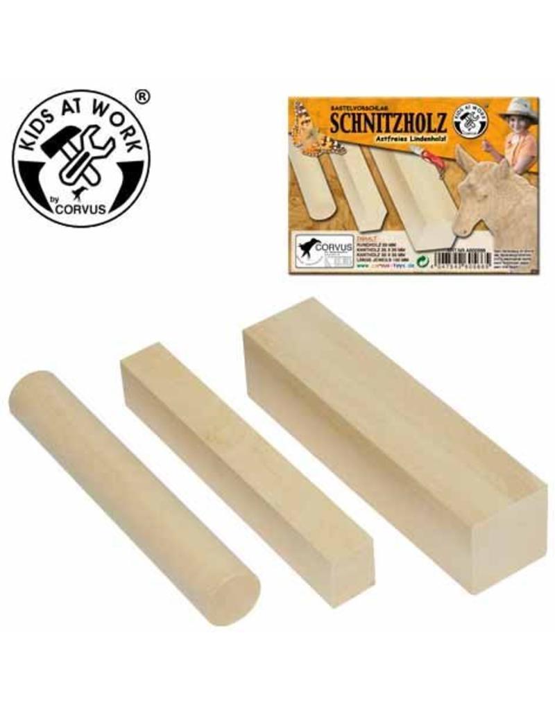 Kids at Work 3 shapes of carving wood