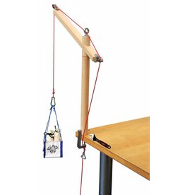 Kids at work Wooden crane