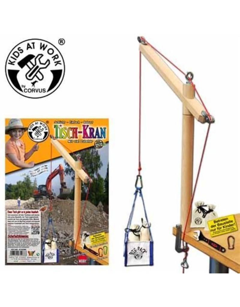 Kids at Work Wooden crane