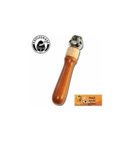 Rattlesnake Bell on a wooden handle