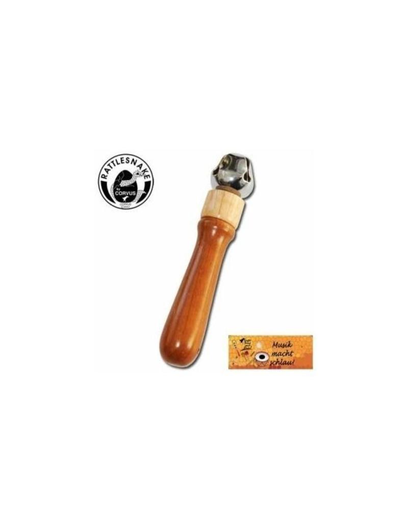 Rattlesnake Bell on a wooden handle