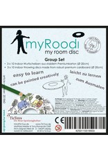 TicToys myRoodi throwing-disc group set – 30 pieces