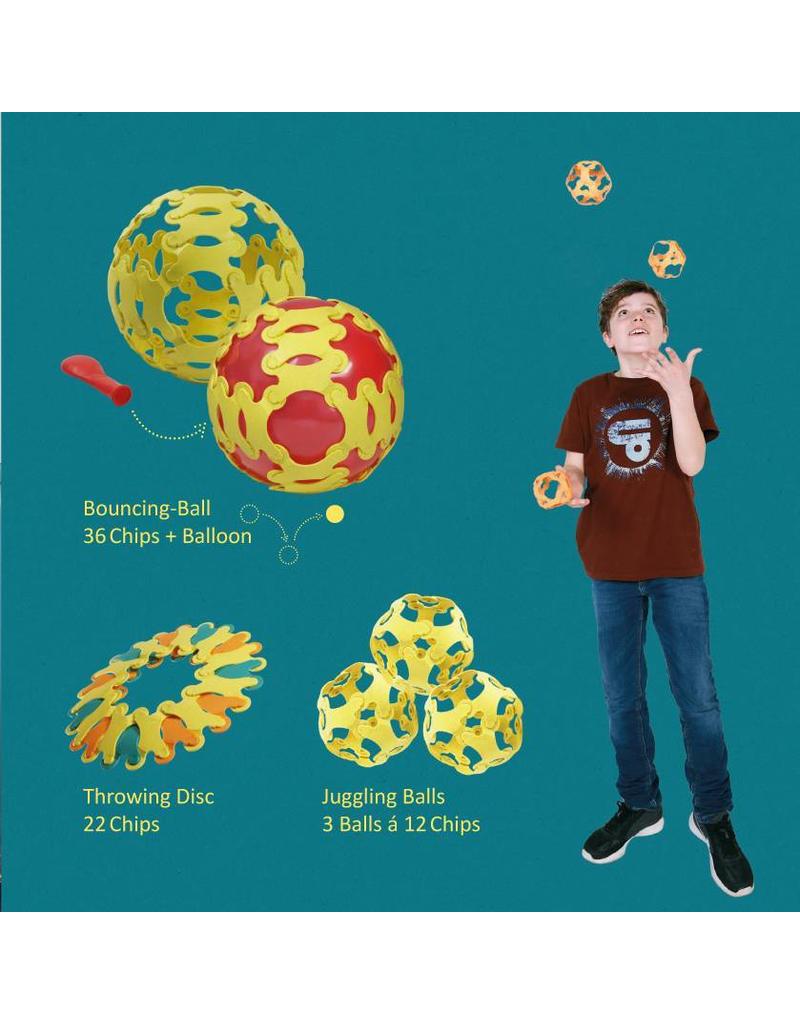 TicToys Binabo construction set – 60 chips in four colours