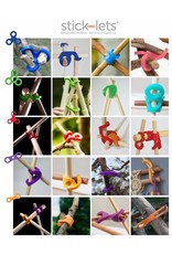 Stick-lets Dodeka Fort Set with 12 flexible connectors