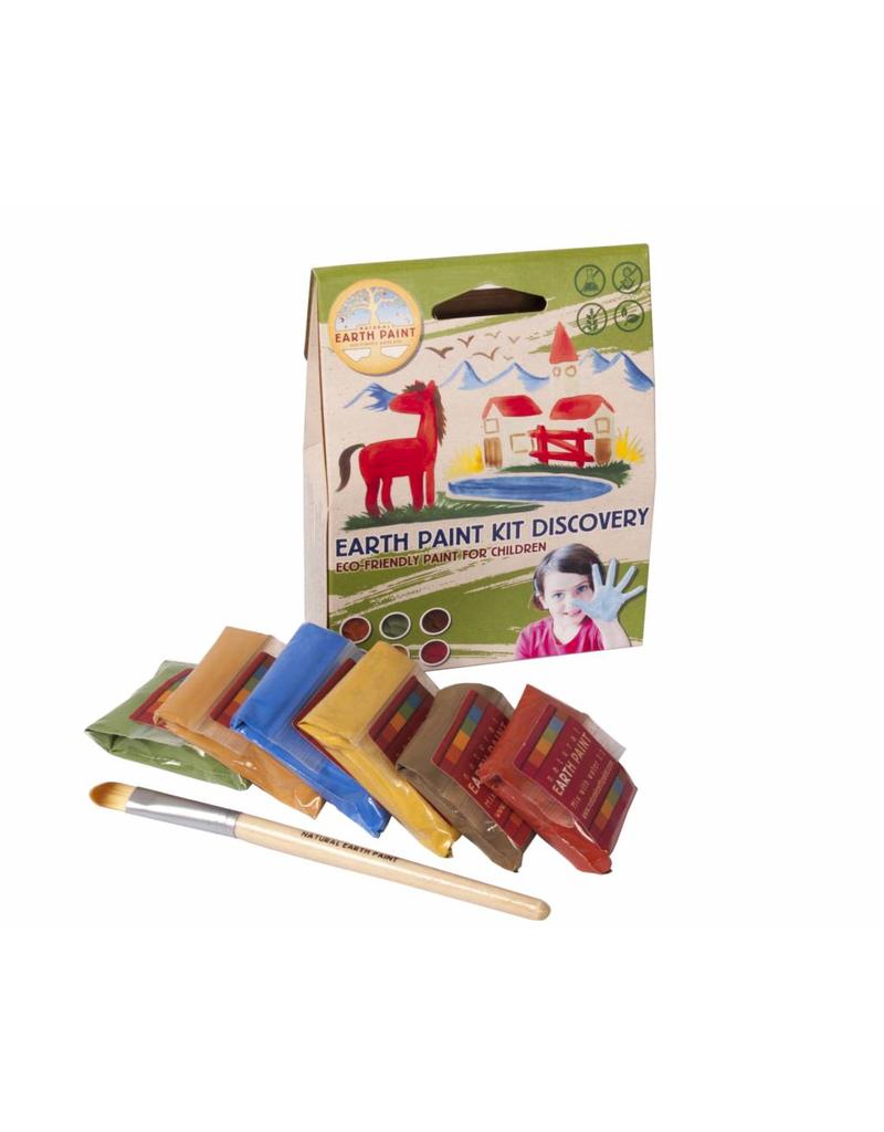 Natural Earth Paint Children's Earth Paint Kit Discovery voor een liter natuurlijke kinderverf