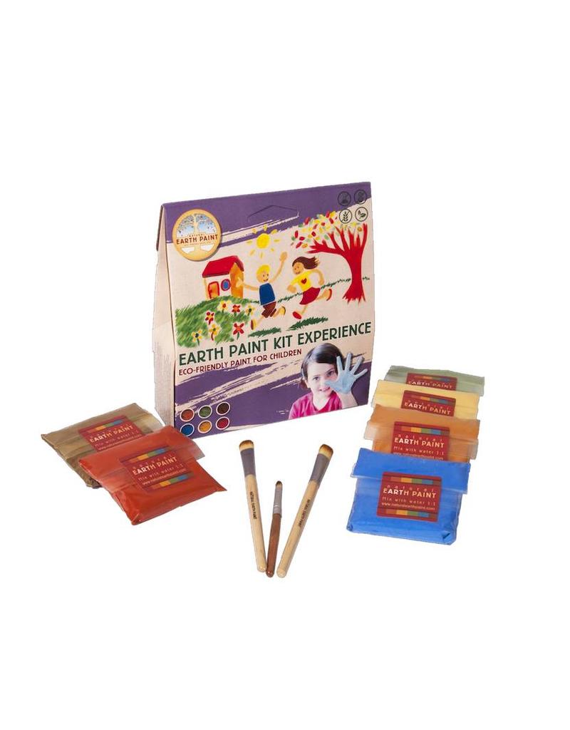 Natural Earth Paint Experience children's paint kit — 6 natural earth colours