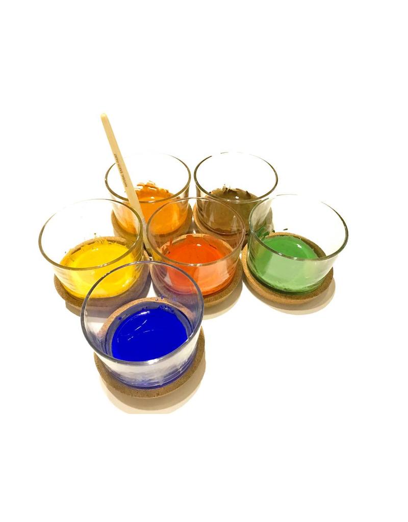 Natural Earth Paint Experience children's paint kit — 6 natural earth colours
