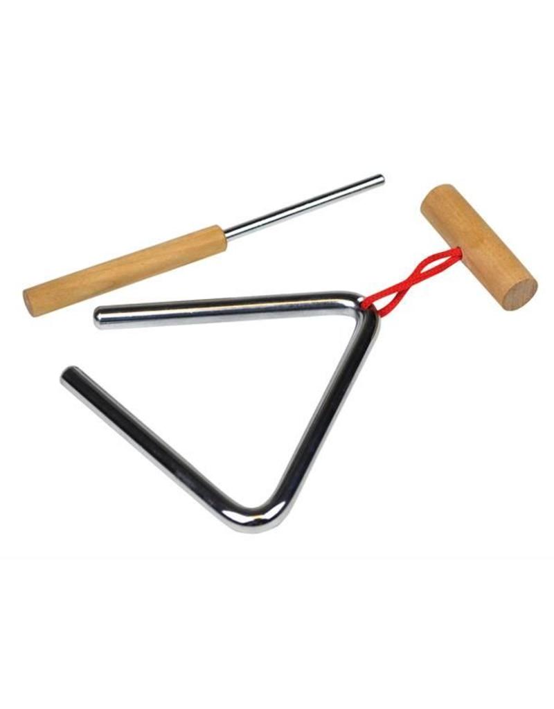 Voggenreiter Voggenreiter metal triangle with wooden handle — 10 cm