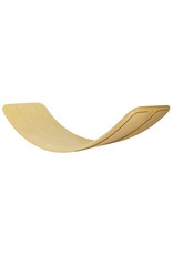 TicToys das.Brett natural oiled balance board with cork strips