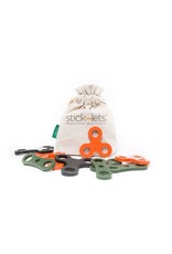 Stick-lets Camouflage Set with 10 flexible connectors