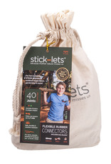 Stick-lets Camouflageset met 40 flexibele verbindingsstukken