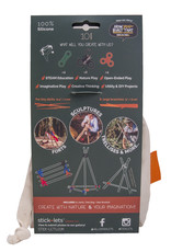 Stick-lets Camouflage Set with 10 flexible connectors