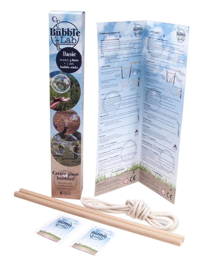 BubbleLab Basic for 5 litres of bubble solution and one wand