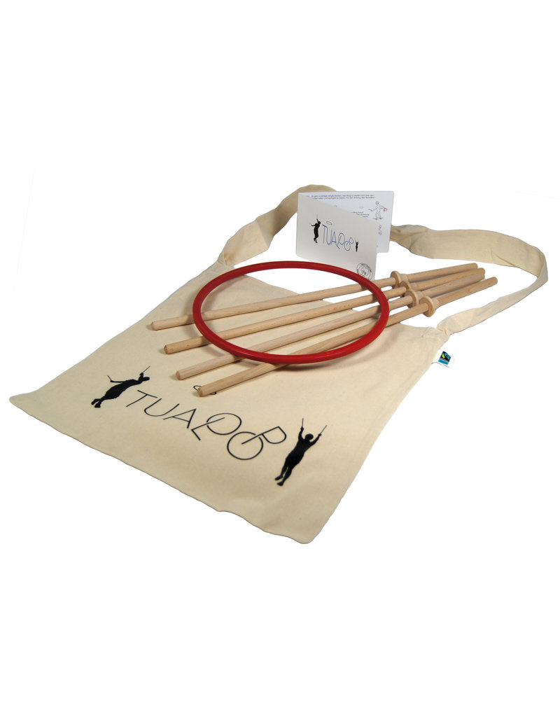 TicToys Tualoop ring toss game – complete 2-player set