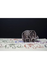 Blockwallah Block stamp Royal Elephant small