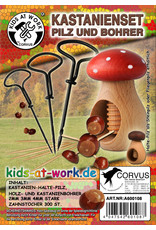 Kids at Work Chestnut craft set fly agaric