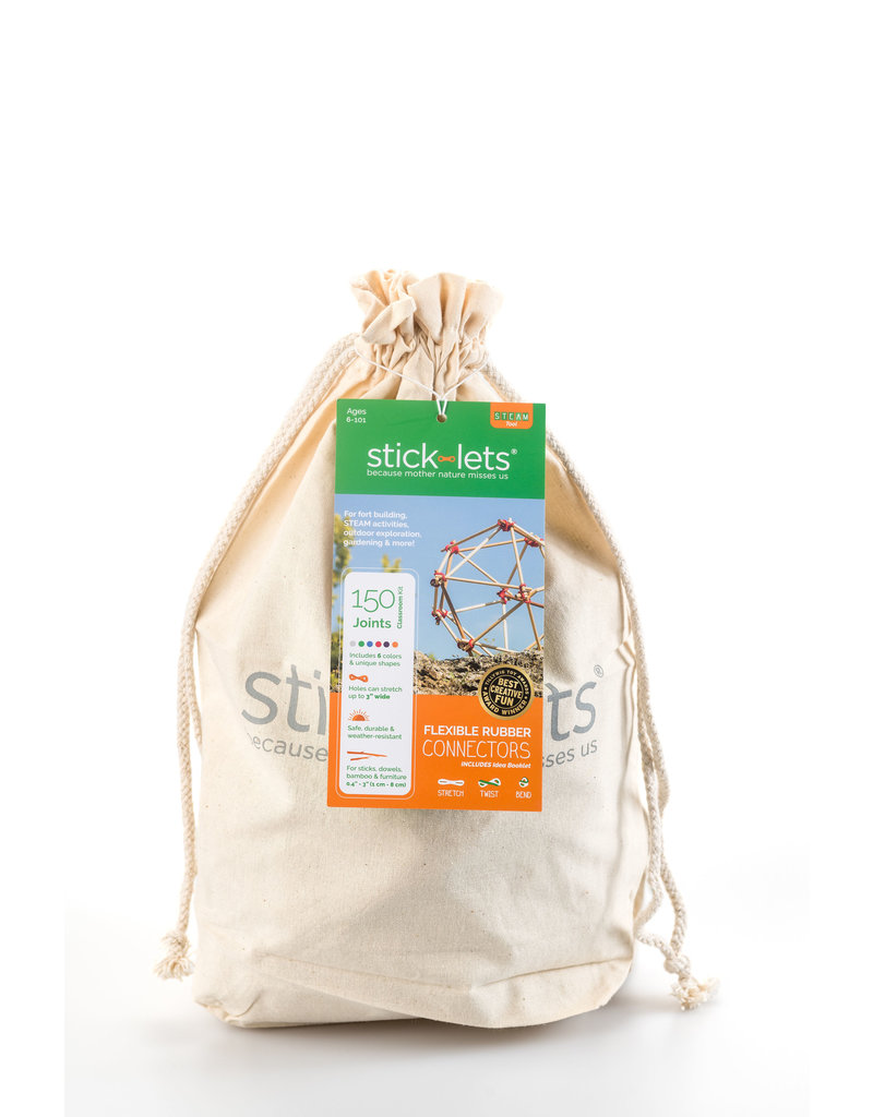 Stick-lets Small Classroom Set with 90 flexible connectors