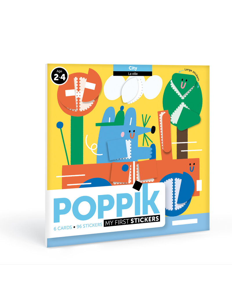 Poppik My first stickers - Stad