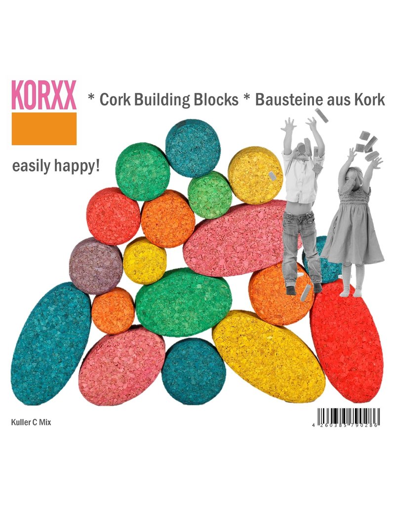 KORXX Kuller Mix C kurkblokken – 20 gekleurd