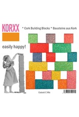 Korxx Cuboid C Mix edu - 38 gekleurde bouwstenen