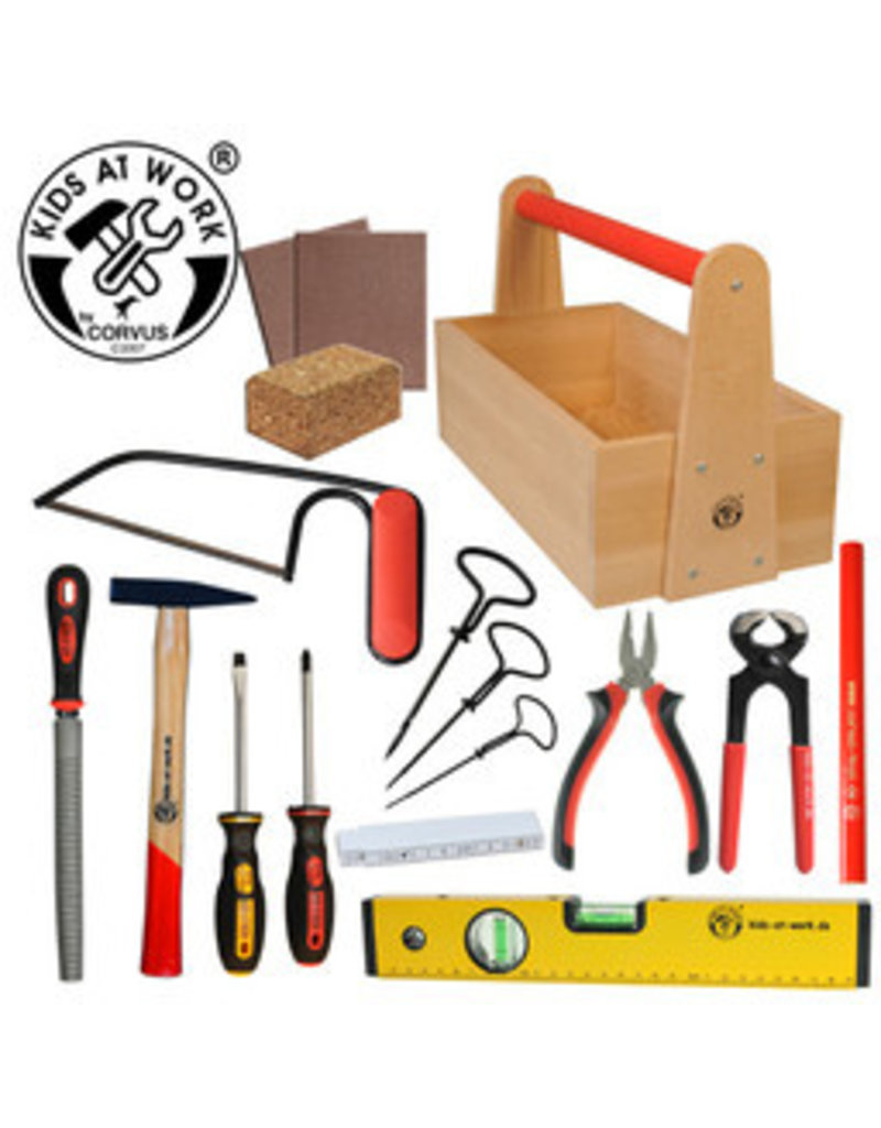 Kids at Work Toolbox with contents