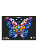 Aniwood Houten puzzel vlinder large