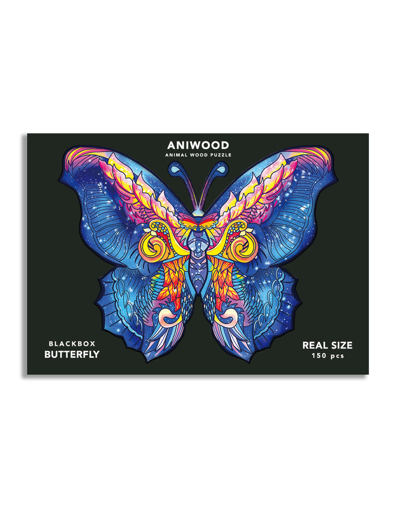 Aniwood Wooden puzzle butterfly medium