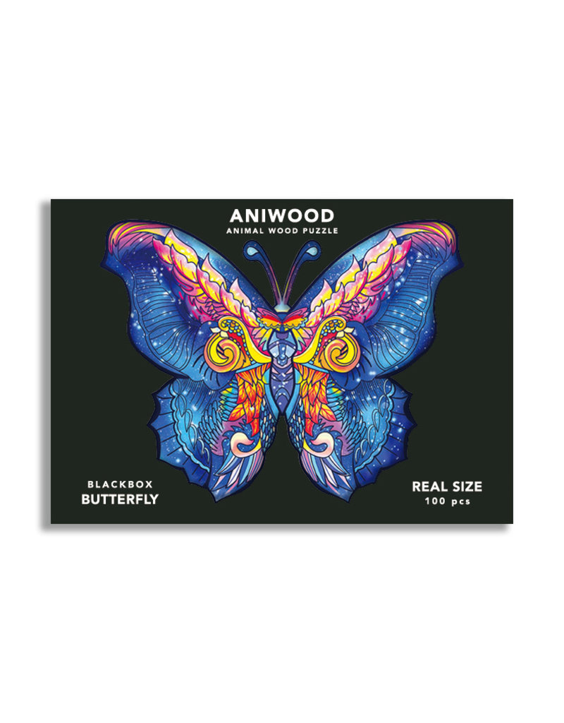 Aniwood Wooden puzzle butterfly small