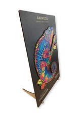 Aniwood Wooden puzzle chameleon medium