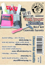 Kids at work Textile tool belt filled