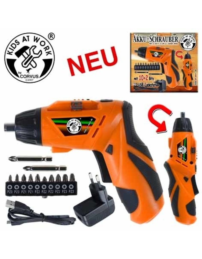 Kids at work Cordless adjustable drill