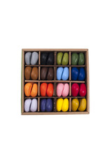 Crayon Rocks Just Rocks in a Box with 16 colours and 64 crayons in kraft storage box